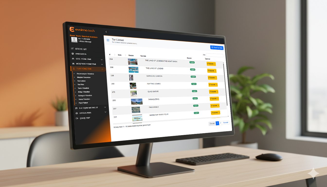 Evcimo Tech Tur Yazılımı